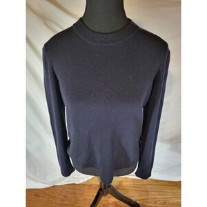 Jarbo Size 2 Black 100% Merino Wool Sweater